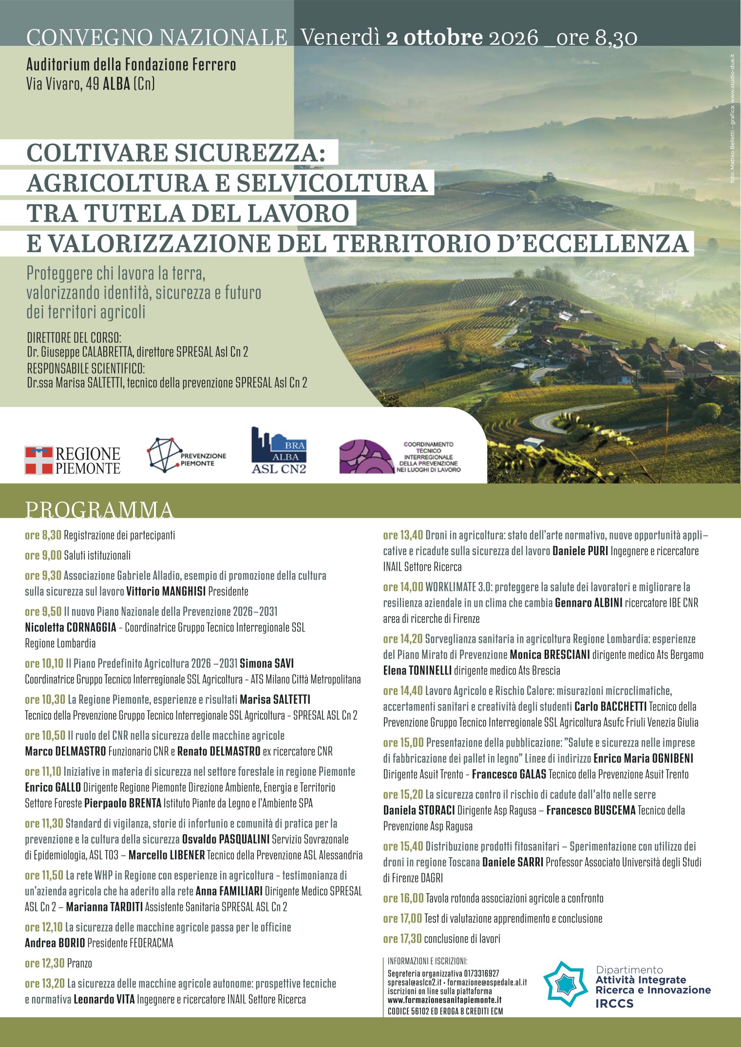Locandina Convegno nazionale Alba 2 ottobre 2026